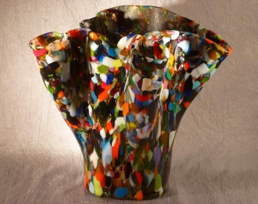 Carnival Vase With Oval Base, copyright © Rosalind Cooper