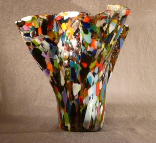 Carnival Vase With Oval Base, copyright © Rosalind Cooper