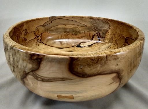 #1620 spalted maple bowl (sold), copyright © Bob Stensland