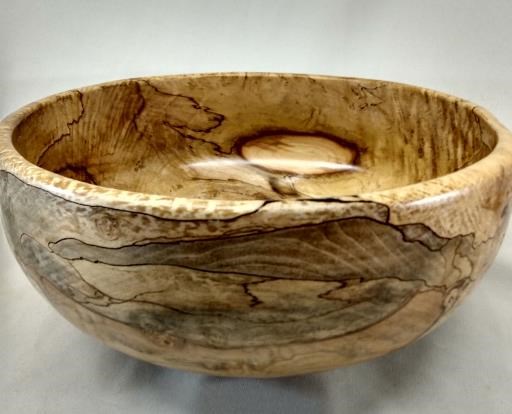 #1620 spalted maple bowl (sold), copyright © Bob Stensland